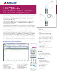 Thumbnail of document Data Sheet - HiTemp140X2 High Temperature Dual Probe Data Logger